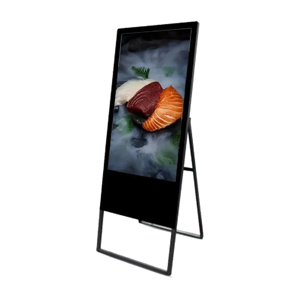 Angle shape digital standee